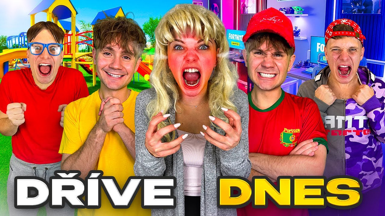 DĚTI DŘÍVE VS DNES 4! @Pokeccc