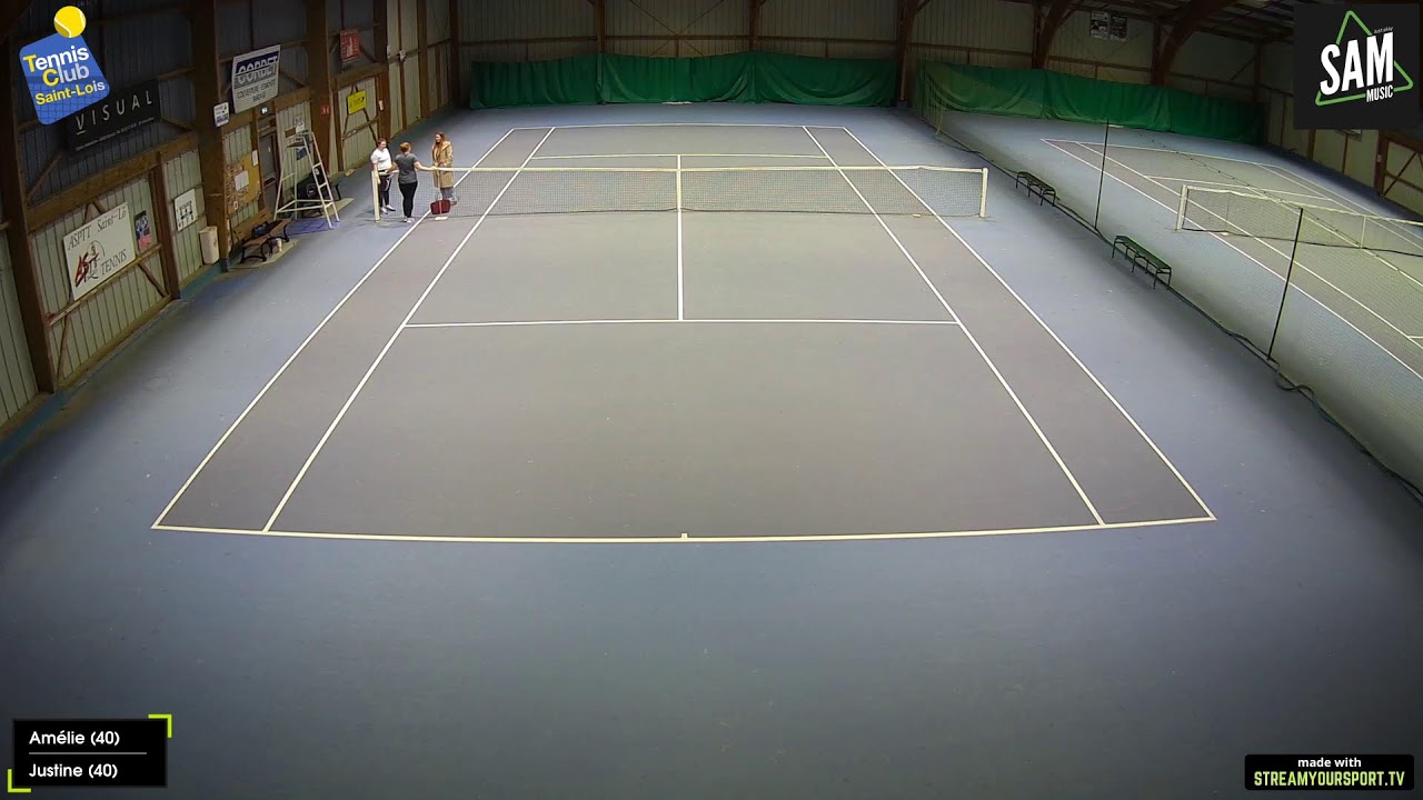Court 4 : Amélie (40) 🆚 Justine (40)