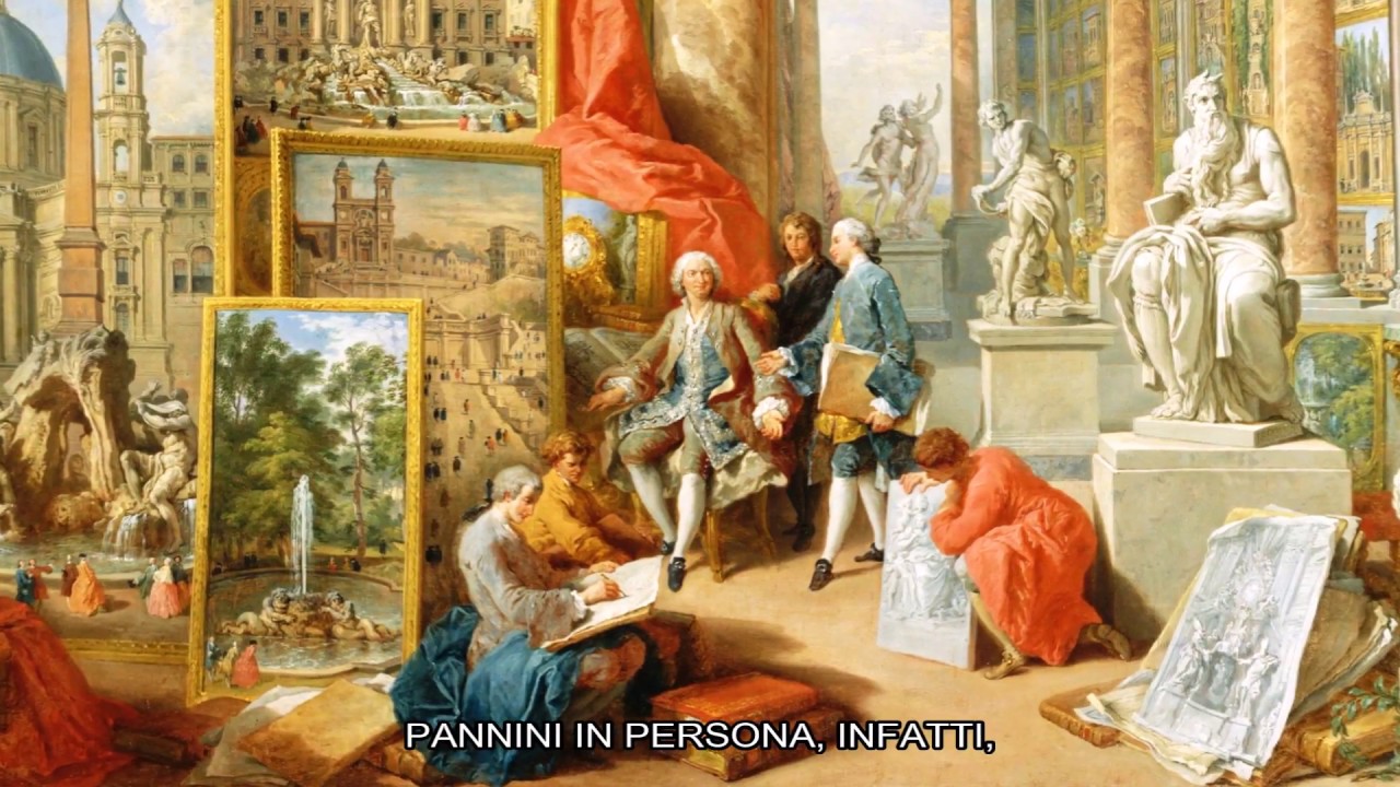 Pannini - Gallerie di vedute di Roma - 4' 59'' | Storia dell'Arte in meno di cinque minuti - Sott