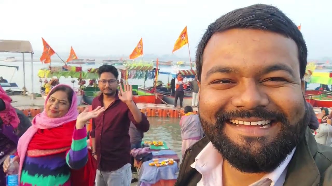 सरयू नदी घाट से राम मंदिर कार्य स्थल तक #ayodhya #rammandir #vlog #hindudeity #sanatandharma