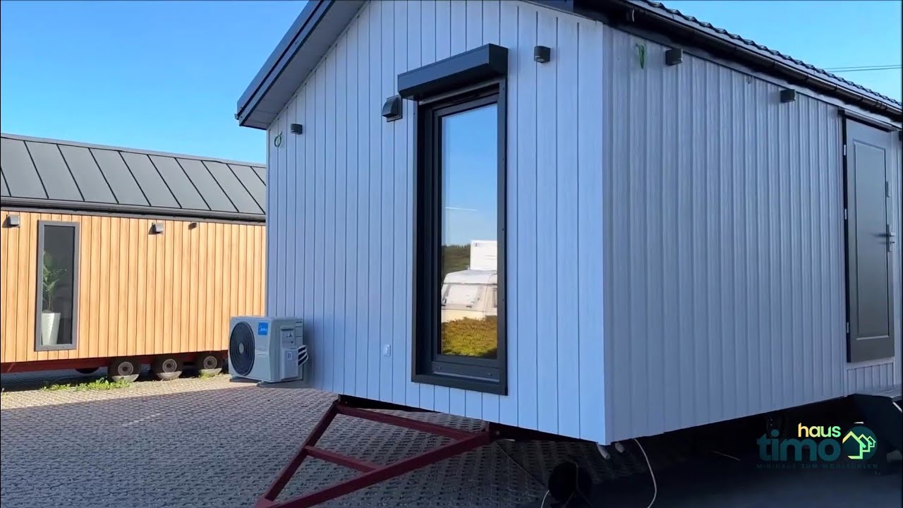 BESTSELLER! 56 m2 Minihaus mit 3 Schlafzimmern! Mobilheim Tiny House mit TOP-D&auml;mmung! - timo-haus.de