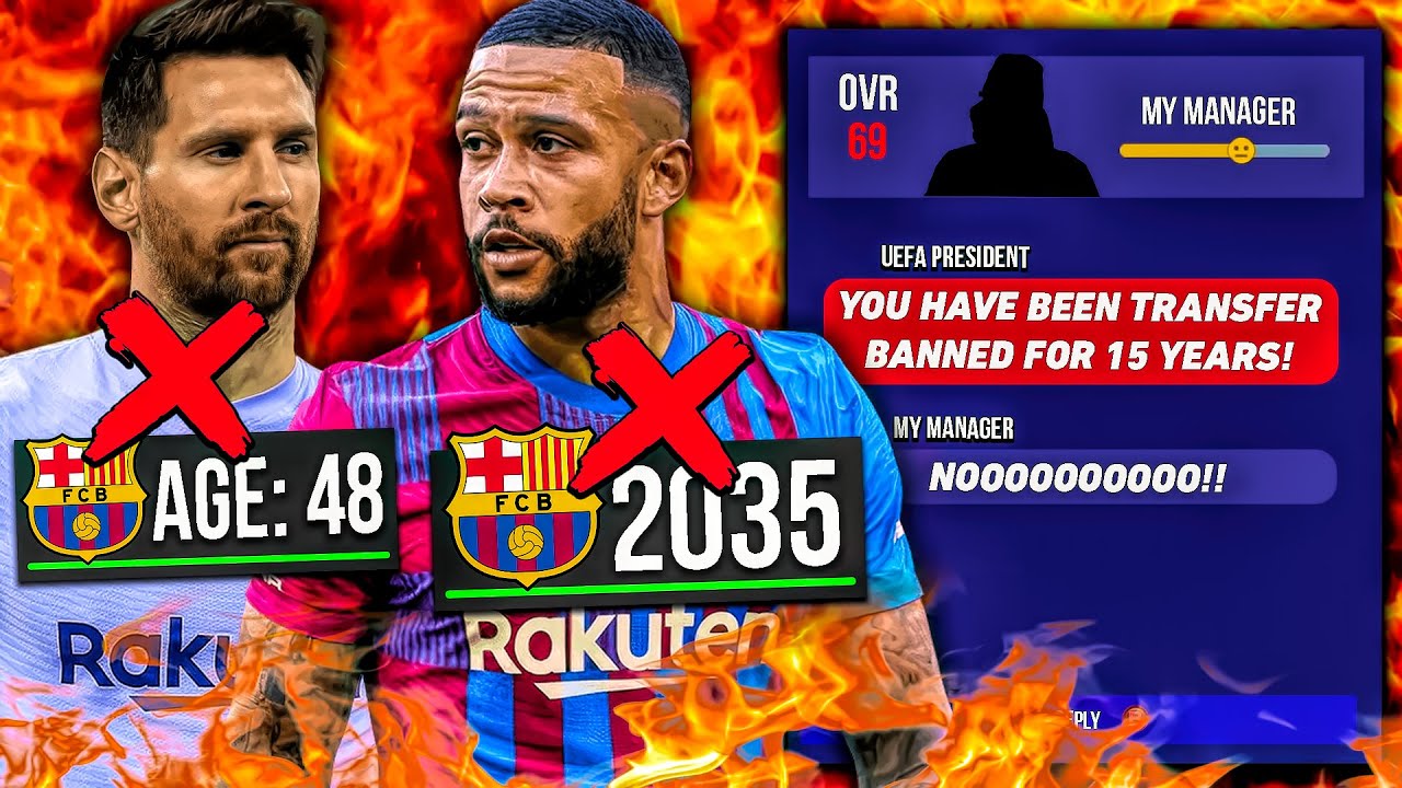 I *TRANSFER BANNED* Barcelona for 15 SEASONS&hellip; FIFA 21 Career Mode (MOST WILD EPISODE! 🏆)
