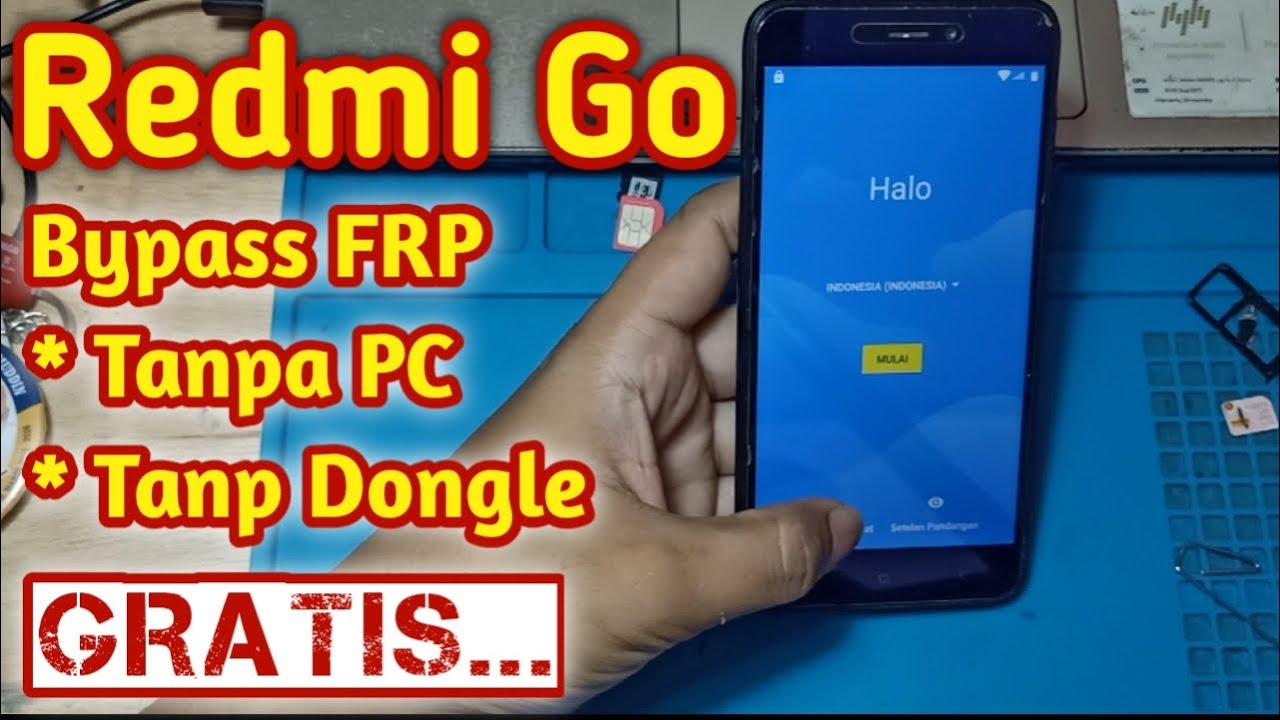Bypass Frp Google Account Redmi Go Tanpa PC Tanpa Dongle