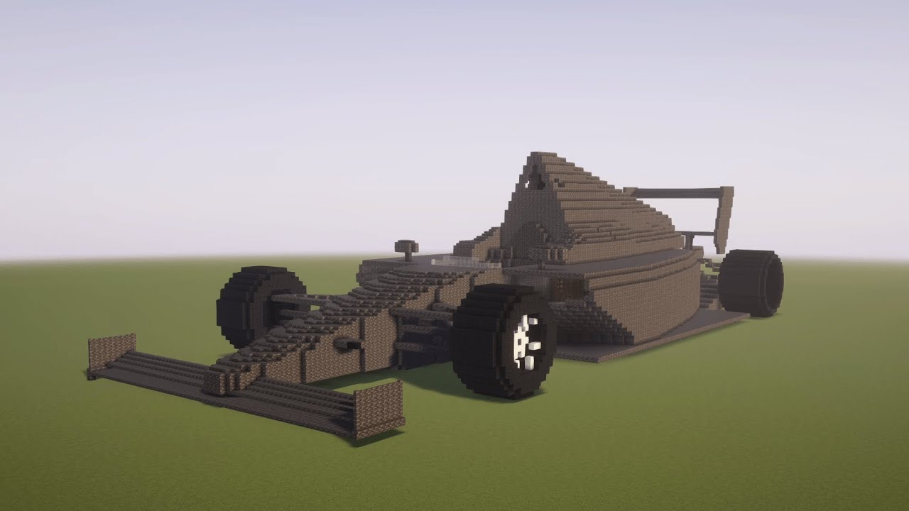 HOW TO BUILD A FORMULA CAR ON MINECRAFT