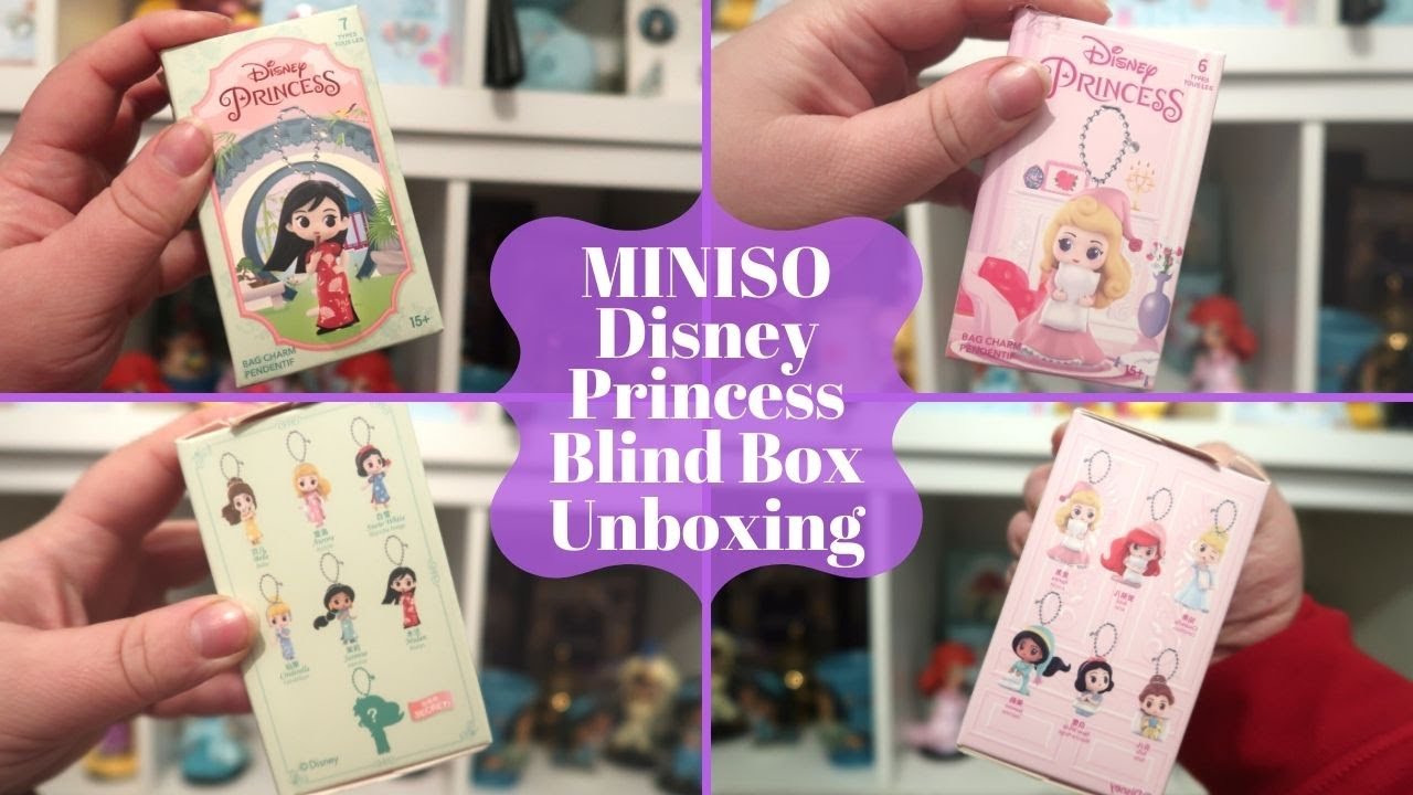 Miniso Disney Princess Bag Charm Blind Box Unboxing