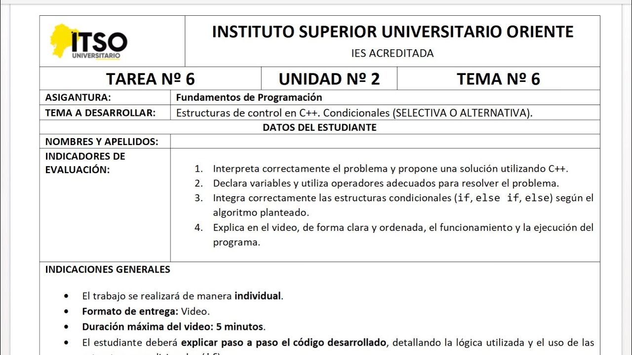 Explicación del programa en C++