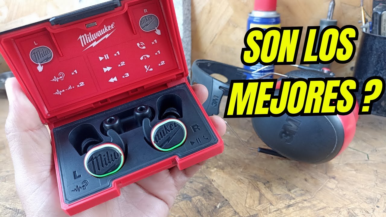 Probamos los Aud&iacute;fonos de Obra Milwaukee 2191 🎧💪 &iquest;Aislamiento, sonido y resistencia REAL?