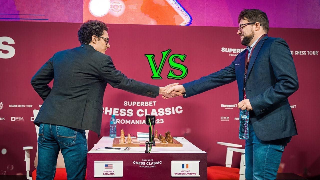 QUEEN TRAP!! Fabiano Caruana vs Maxime Vachier-Lagrave || Superbet Chess Classic 2023 - R3