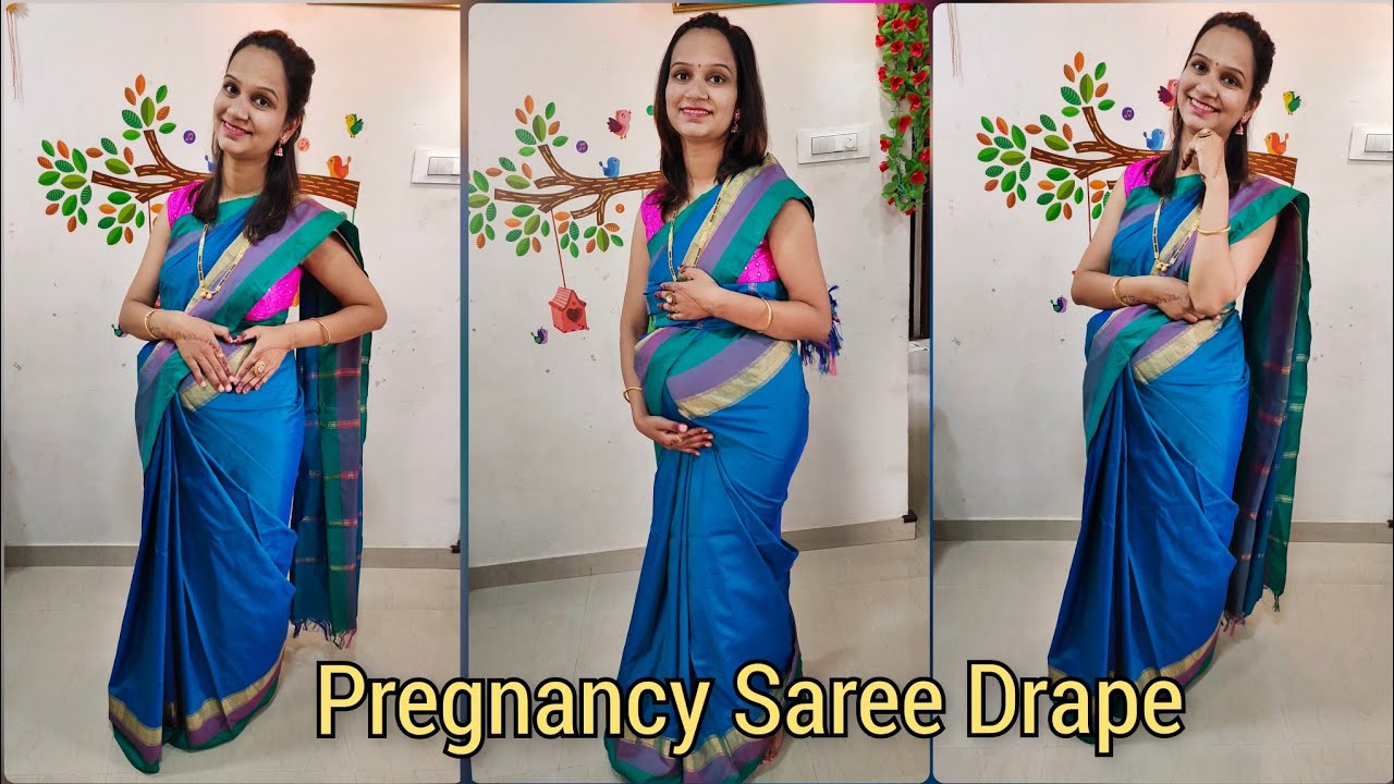 How to Drape Saree During pregnancy | Everyone Is Beautiful ❣️