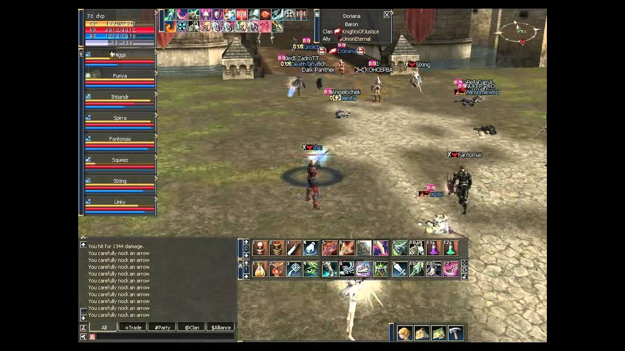 Lineage 2 - dvp Innadril and Goddard Sieges