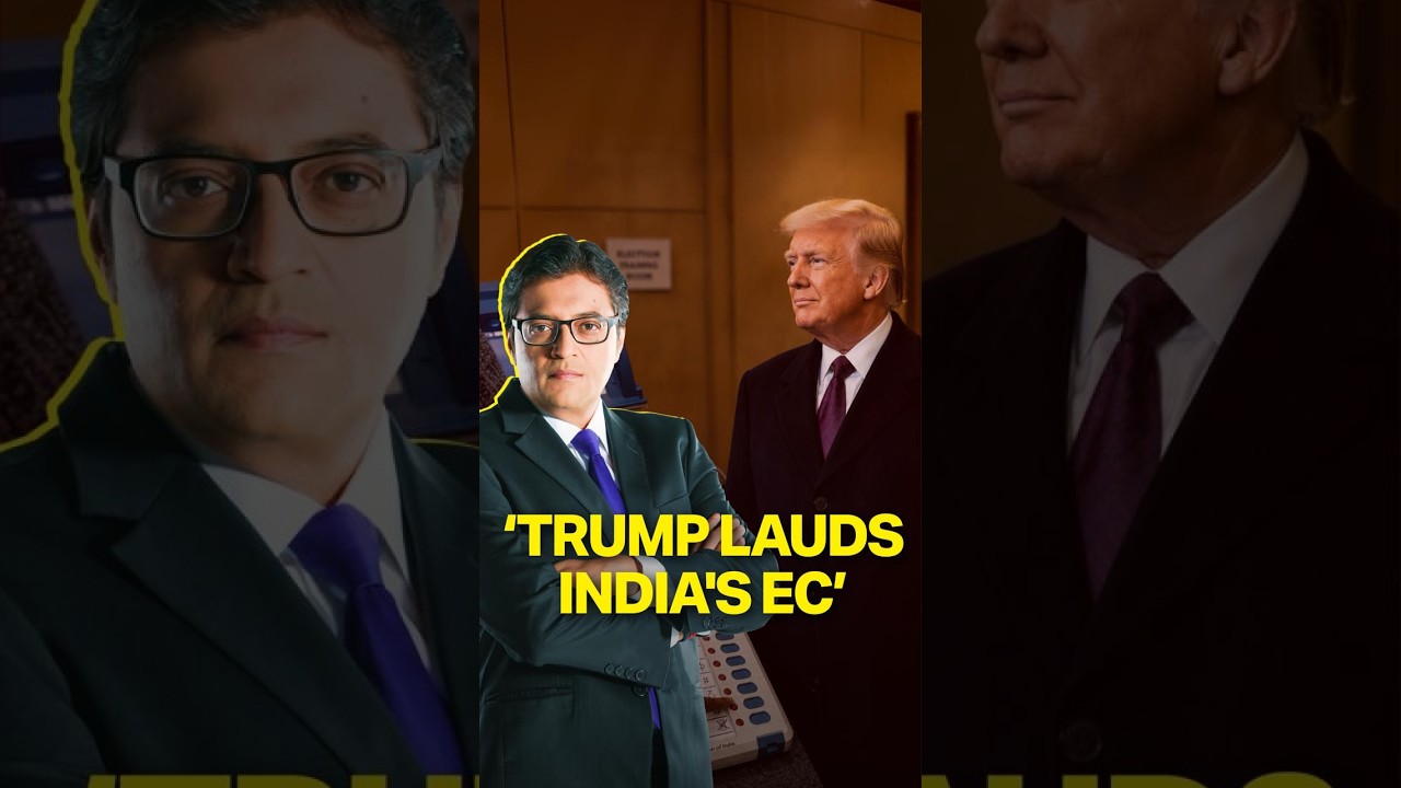 Opposition Crusaders Go Silent After Trump Praises India&rsquo;s Election Commission | Arnab Debates