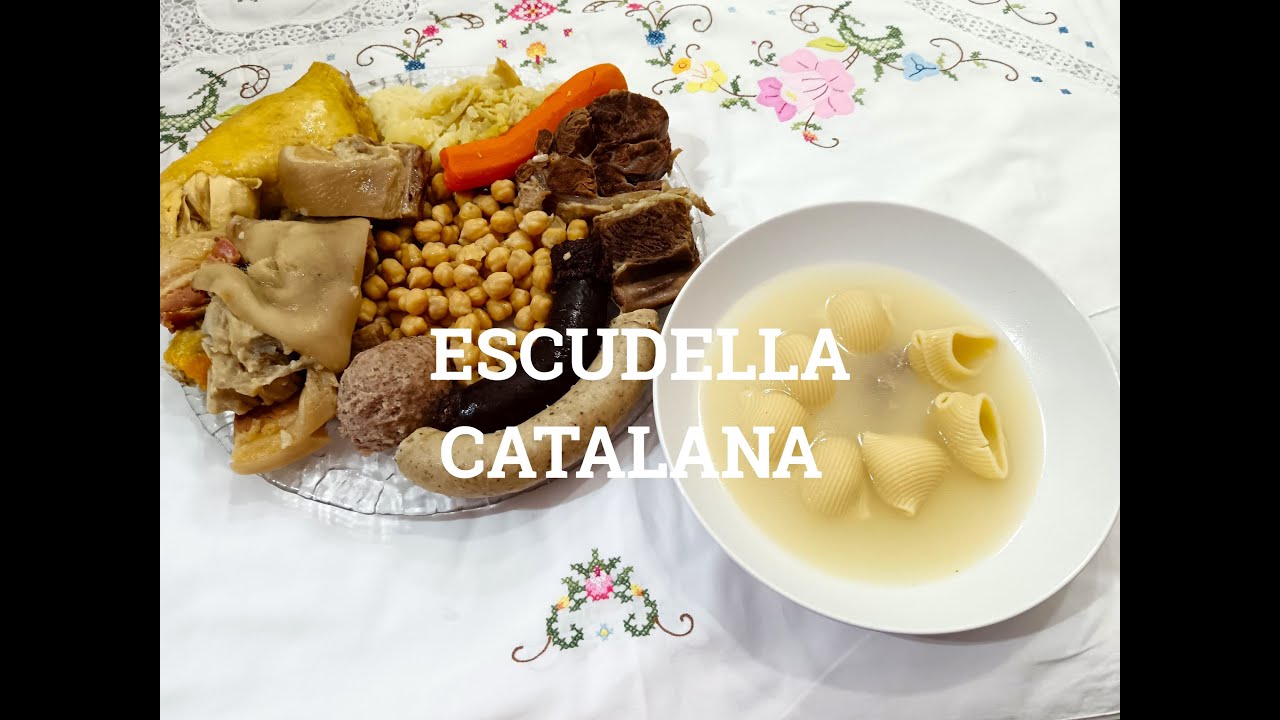 👍¡Espectacular! ESCUDELLA y carn d’olla. El plato típico del día de Navidad en Cataluña.