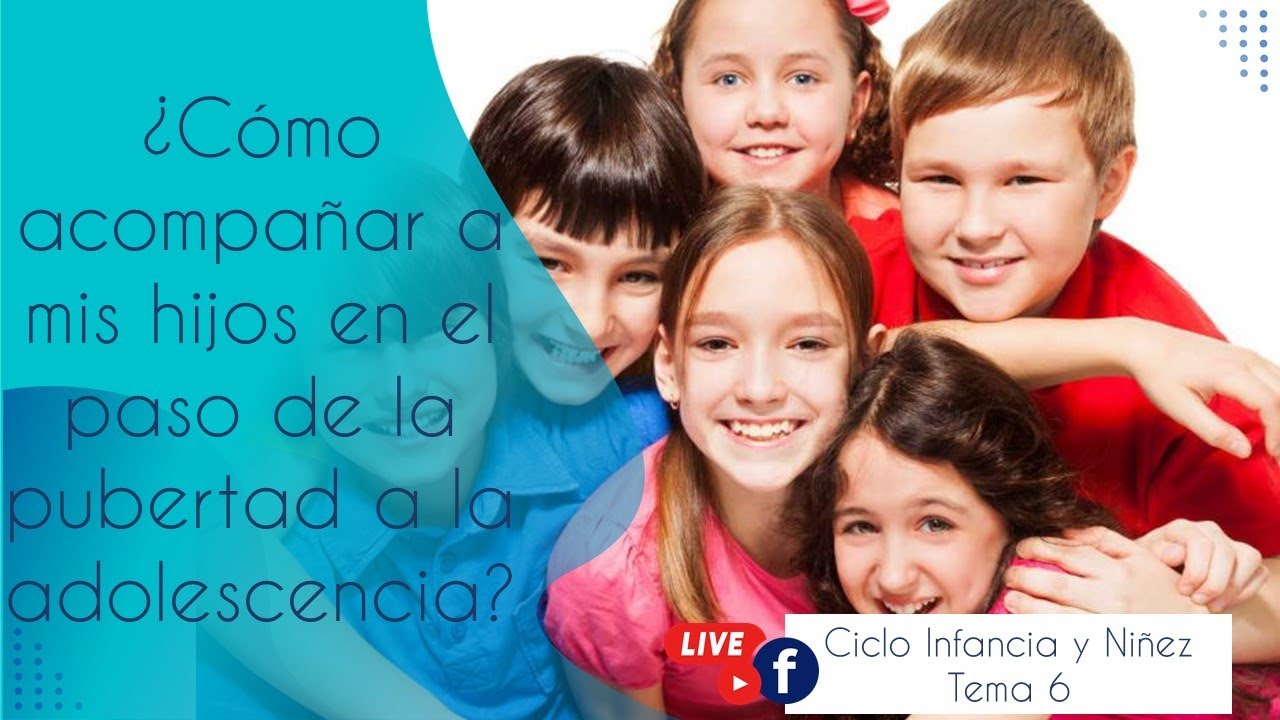 Cómo acompañar a nuestros hijos en la pubertad y preadolescencia