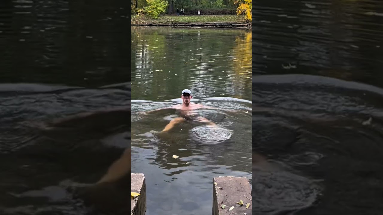 Kaltes Wasser 🥶 #fitness #eisbad