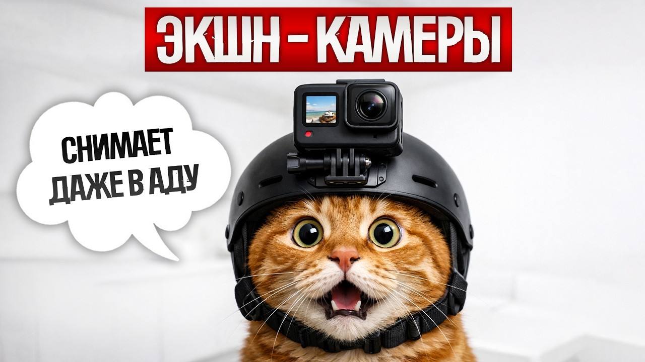 ТОП&mdash;5: Лучшие ЭКШН-КАМЕРЫ (2026) || Рейтинг экшн-камер
