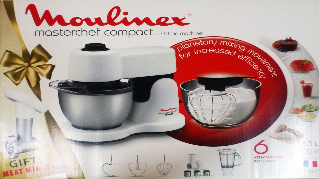 MOULINEX MASTERCHEF COMPACT KITCHEN MACHINE Unboxing