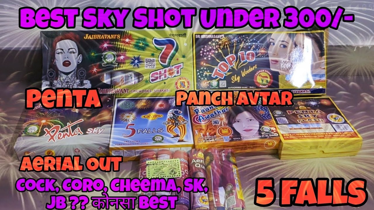 Latest Small Sky Shot Testing under 300 | Diwali Crackers 2023 | Crackers Testing