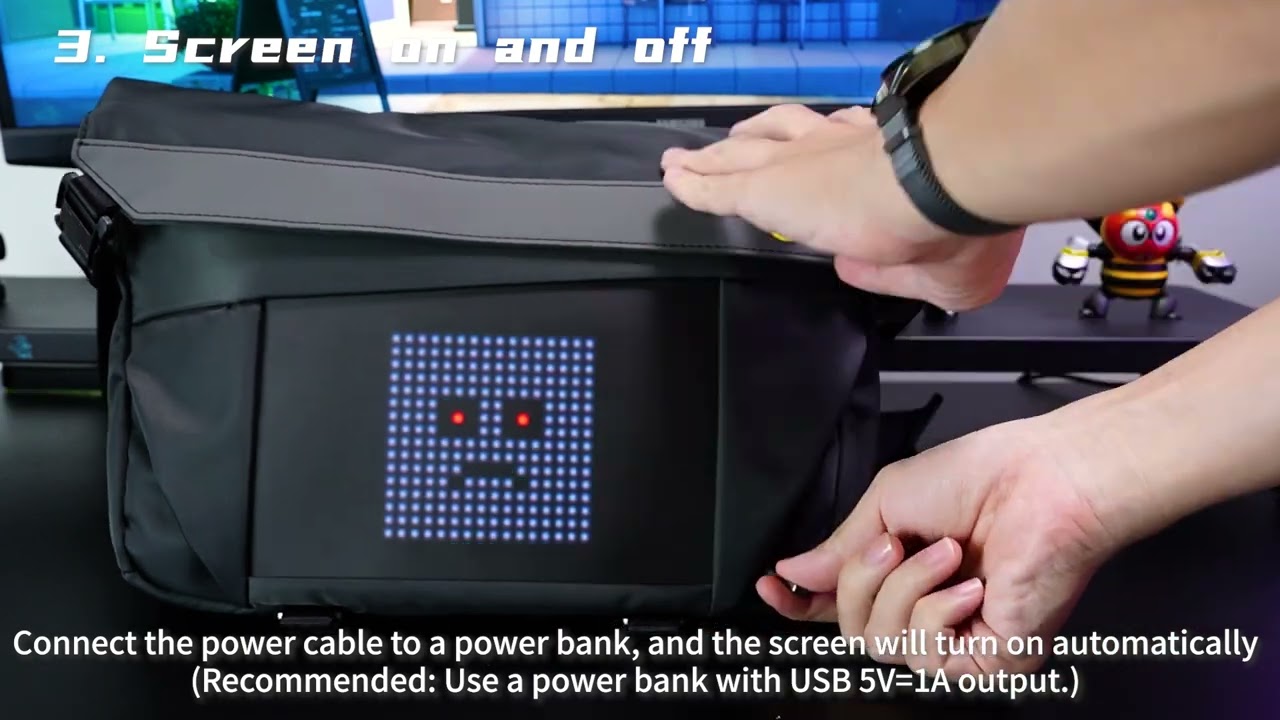 How to Use the P-Pixoo Slingbag V2 | LED Pixel Sling Bag Tutorial