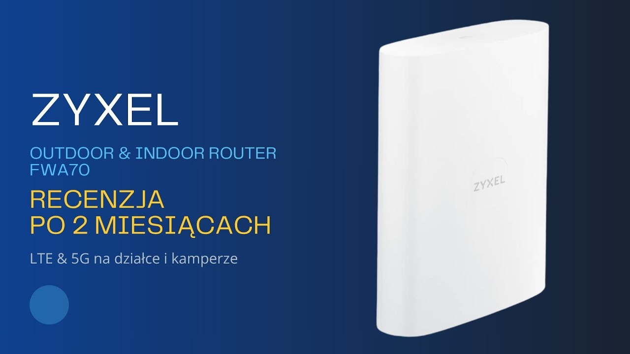 24/7 internet LTE/5G na działce, kamperze i jachcie