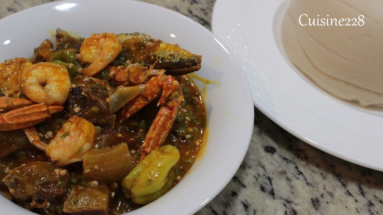 Fetridessi || Okra soup || Sauce de gombo (cuisine togolaise, ivoirienne, senegalaise)