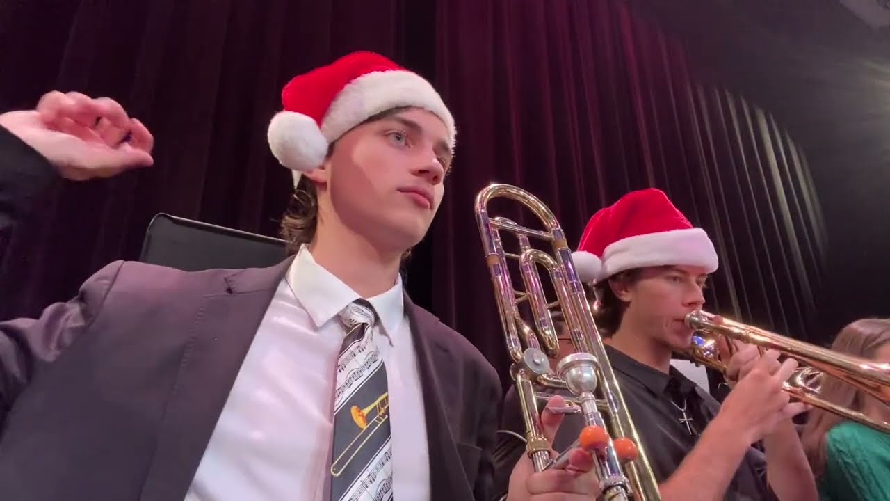 POV: 2nd trombone plays Sleigh Ride, but you can only hear trombone 1