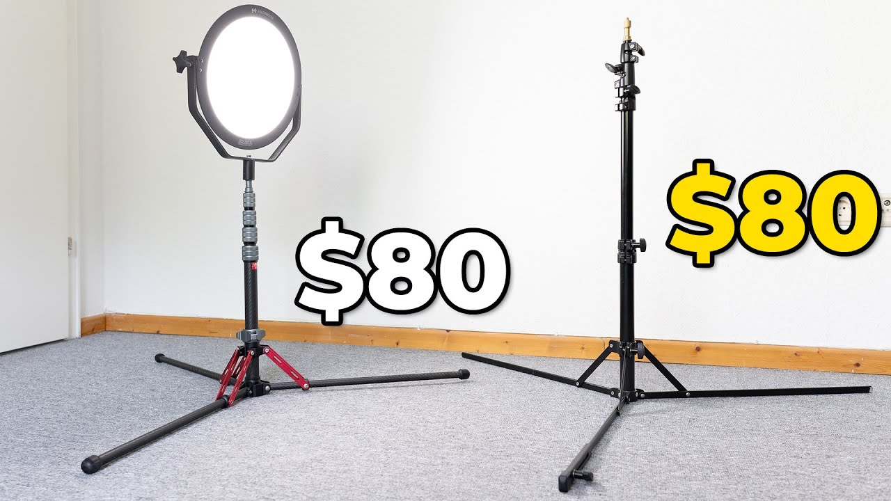 Light stands by Ulanzi and Manfrotto for filming and photography