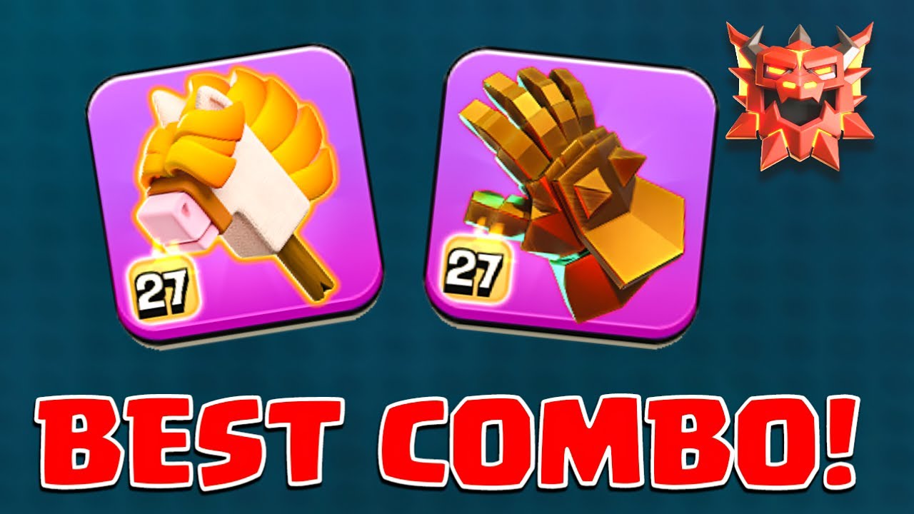 Legend Attacks With New King Equipment Stick Horse(Clash of Clans)