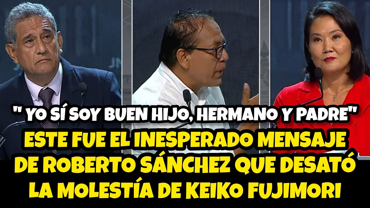 ESTE FUE EL INESPERADO MENSAJE DE ROBERTO S&Aacute;NCHEZ QUE DESAT&Oacute; LA MOLEST&Iacute;A DE KEIKO FUJIMORI