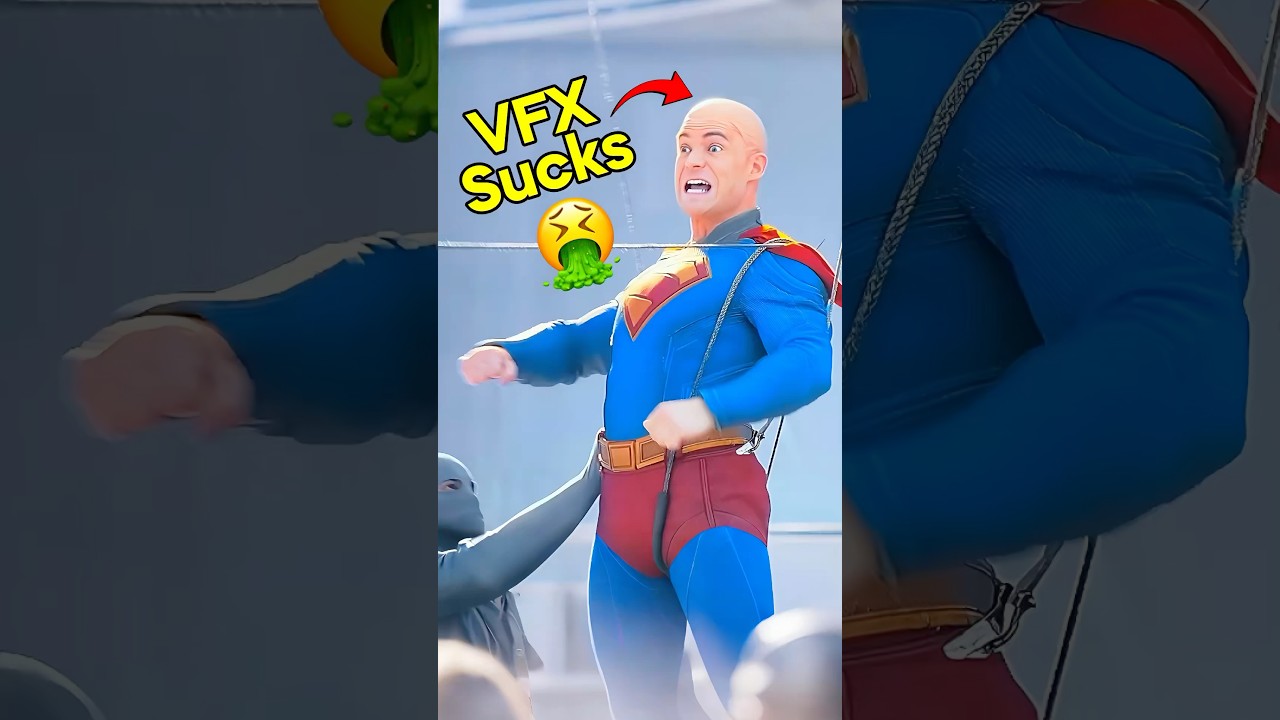 Major VFX error in Superman Movie😱 #superman #supermanlegacy #jamesgunn #moviemistakes #vfx #dcu