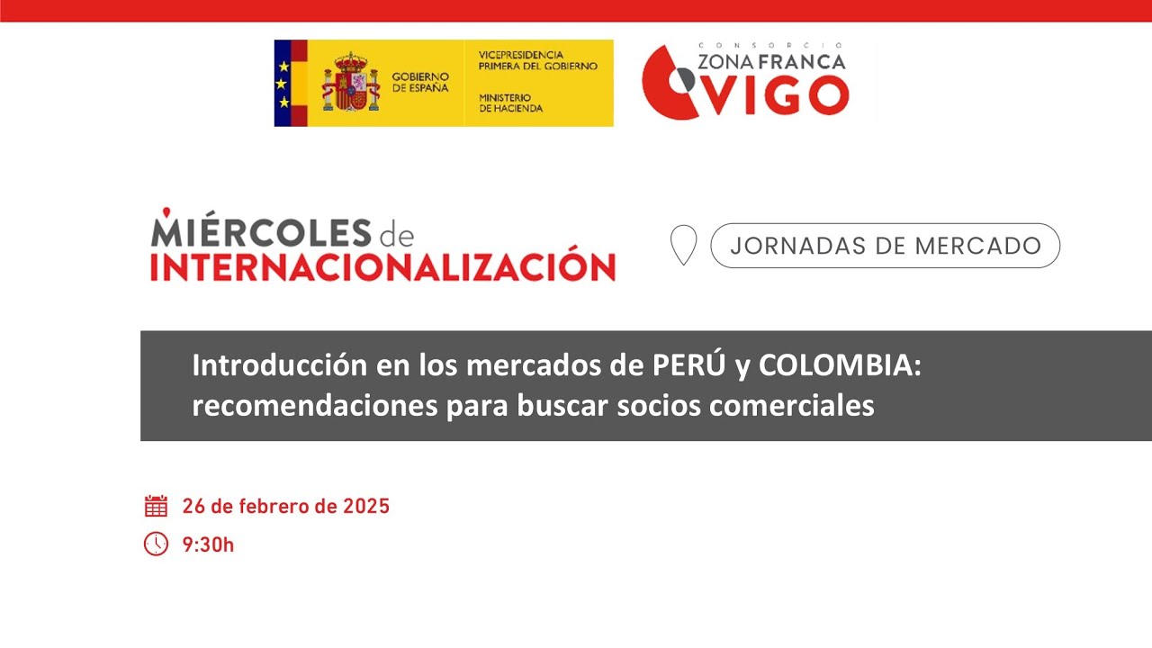 Introducción en los mercados de Perú y Colombia: Recomendaciones para buscar socios comerciales