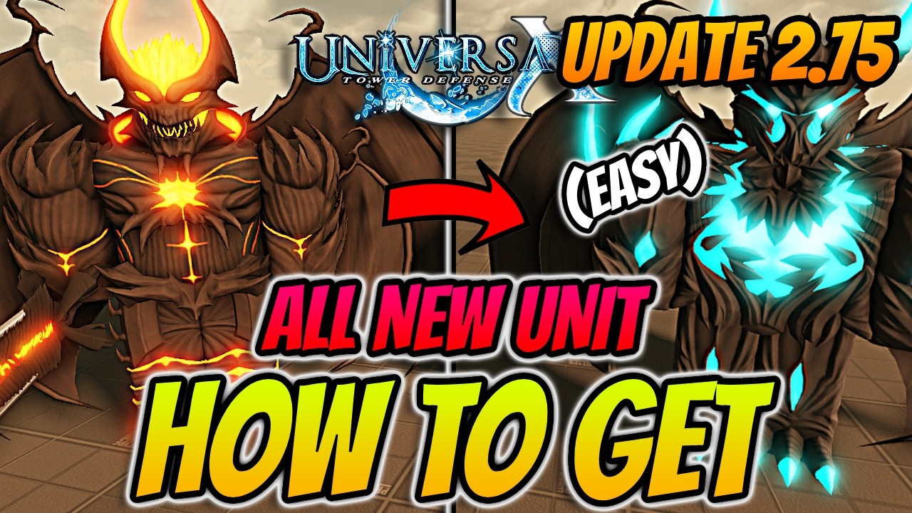 Как легко получить ВСЕ *НОВЫЕ* юниты в обновлении Universal Tower Defense 2.75!
