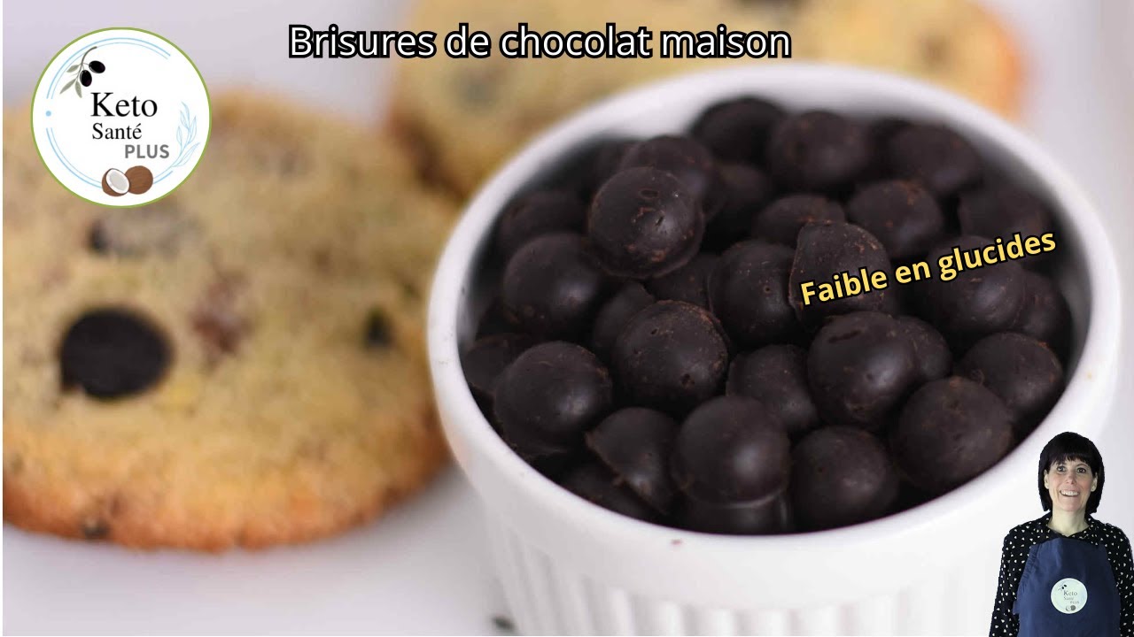Comment Faire des Brisures de CHOCOLAT cétogènes KETO / Pépites de chocolat Sans sucre