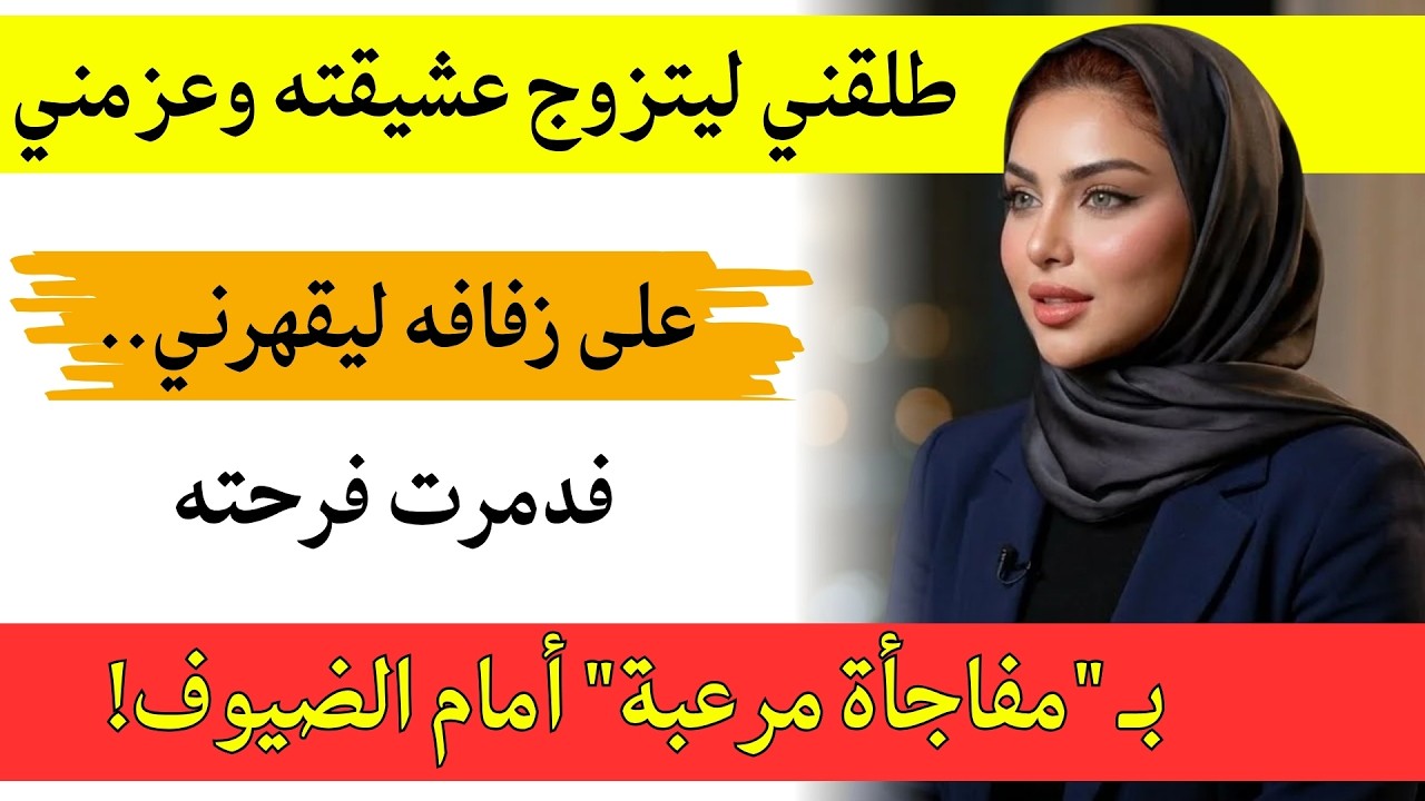 طلقني وسلبني كل شيء ثم عزمني على زفافه.. فكانت هديتي له صدمة دمرت حياته أمام عروسته!