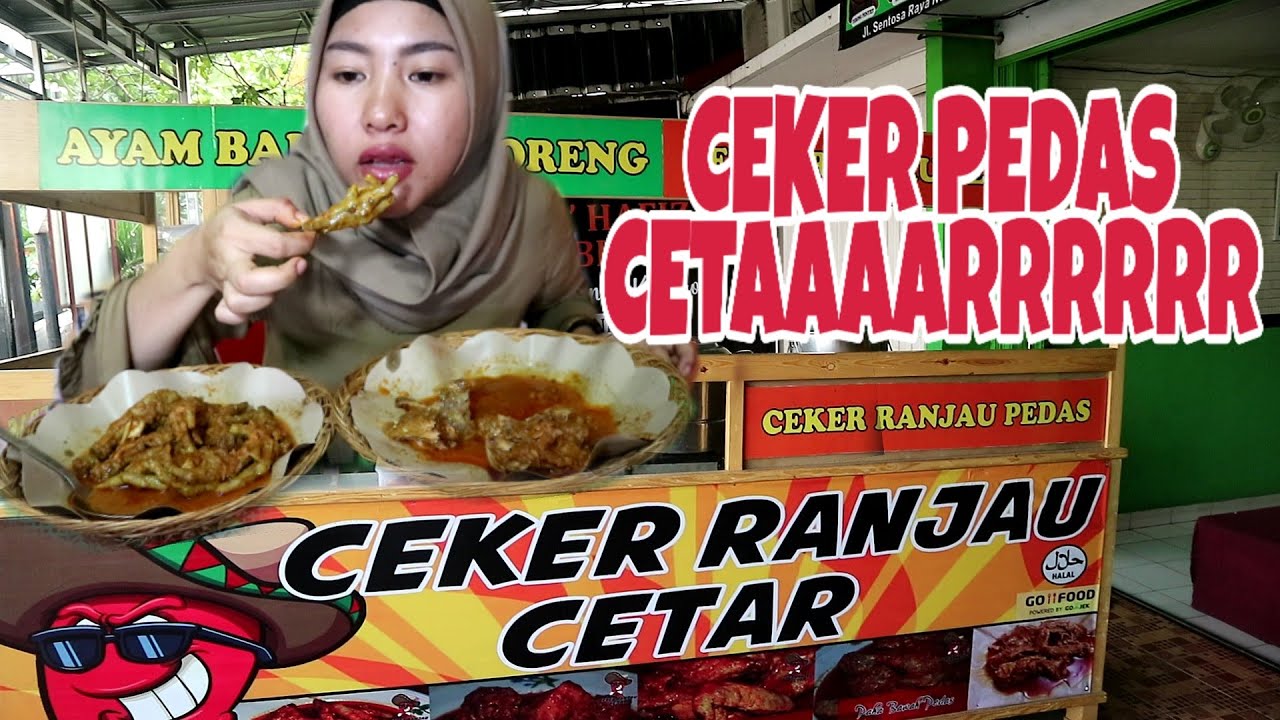CEKER PEDAS CETAR! SAMPE TULANGNYA DiMAKAN!?