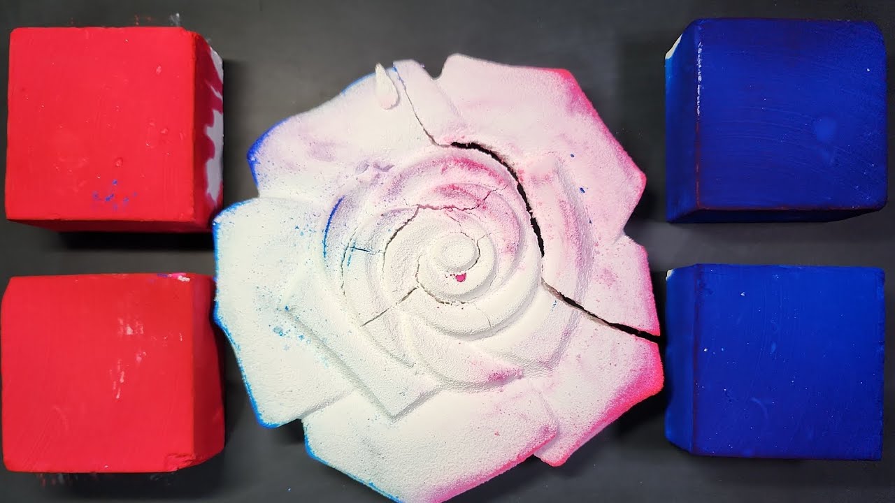 EXTREMELY DUSTY Chalk Crush | Crispy Reform | Vibrant Dyed Chalk | ASMR I Oddly Satisfying #asmr