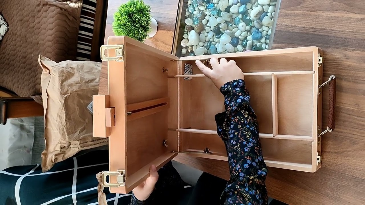 best table painting stand | brustro tabletop easel | unboxing video | uses and materials .