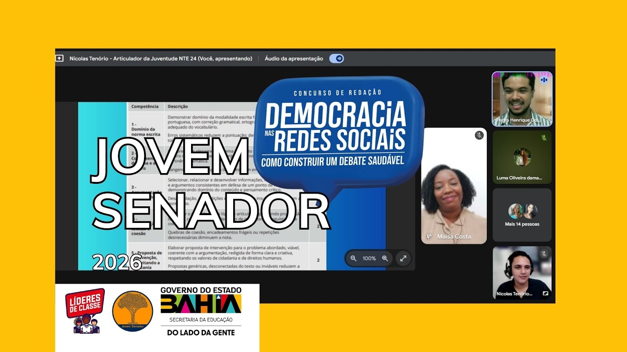 NTE 24 | Jovem Senador 2026: Tudo o que você precisa saber para vencer! 📝✨