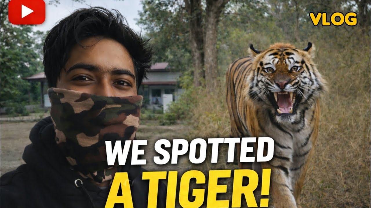 We Spotted A Tiger Growling 😮/ Sanjay Tiger Reserve #tigerreserveforest #viralvideo #tiger 