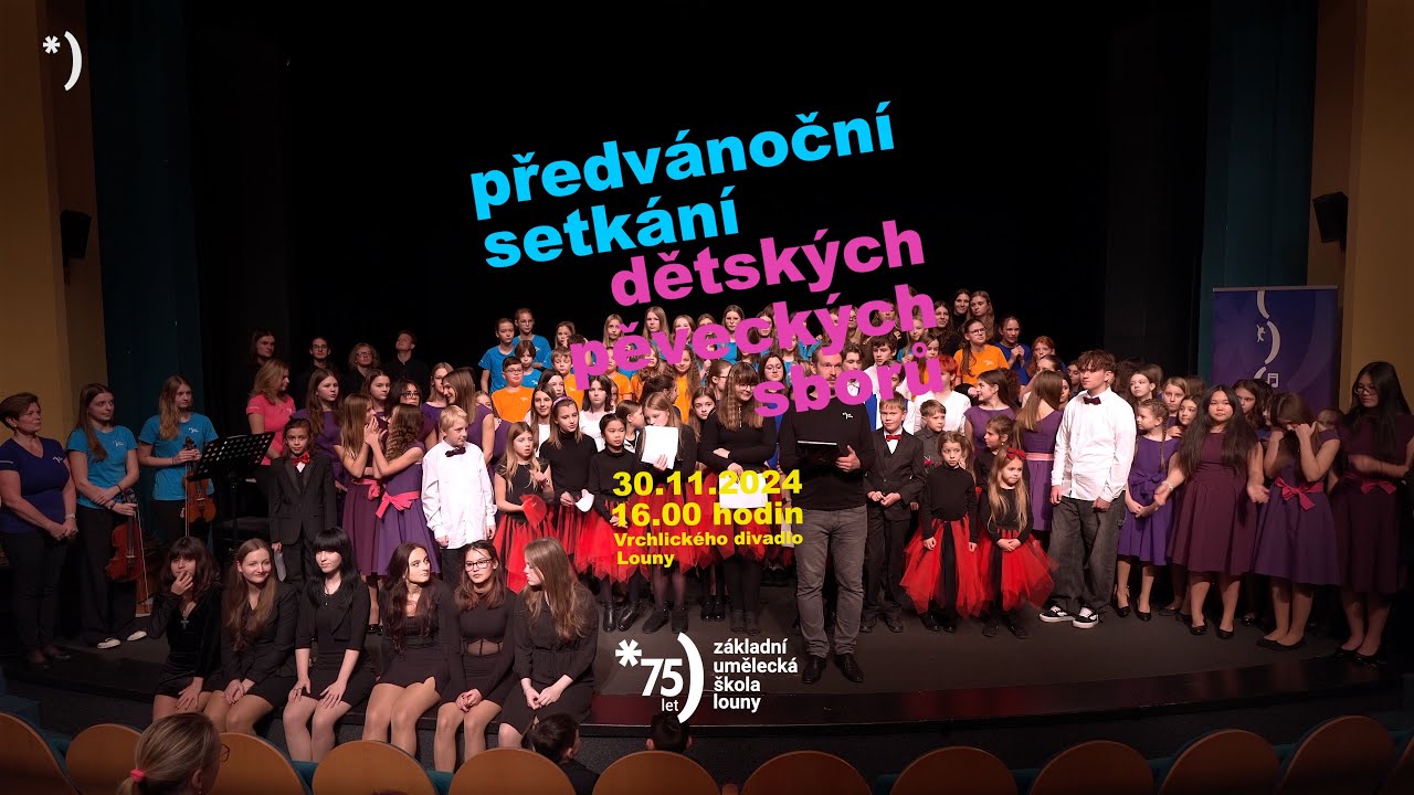 Předvánoční setkání dětských pěveckých sborů (2024)