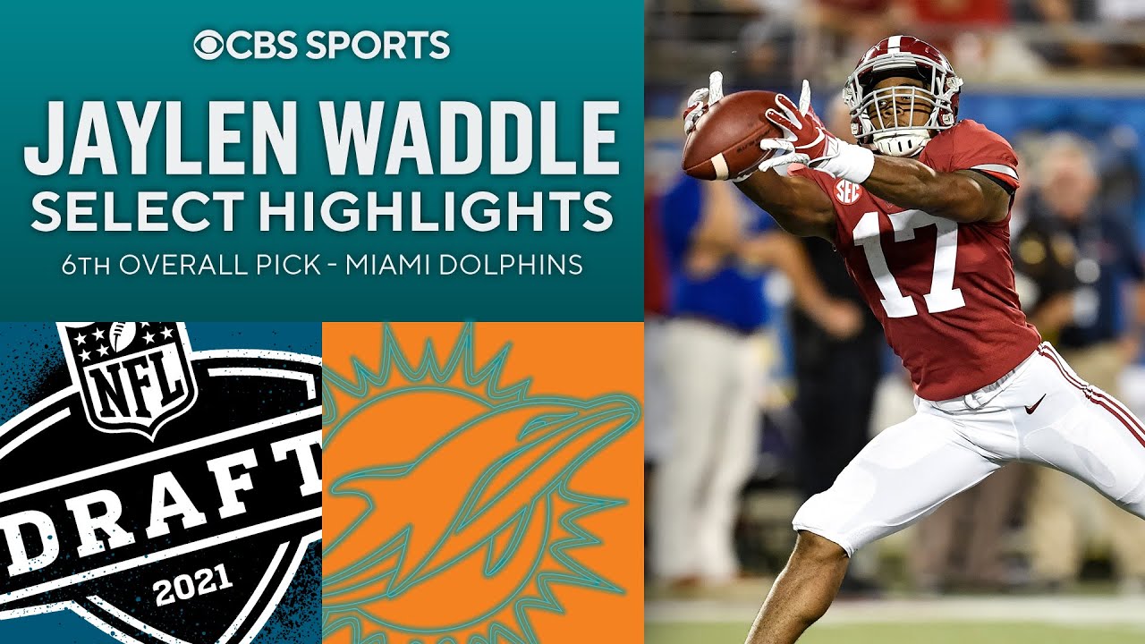 Jaylen Waddle: Select Highlights | 6th Overall Pick | 2021 NFL Draft | CBS Sports