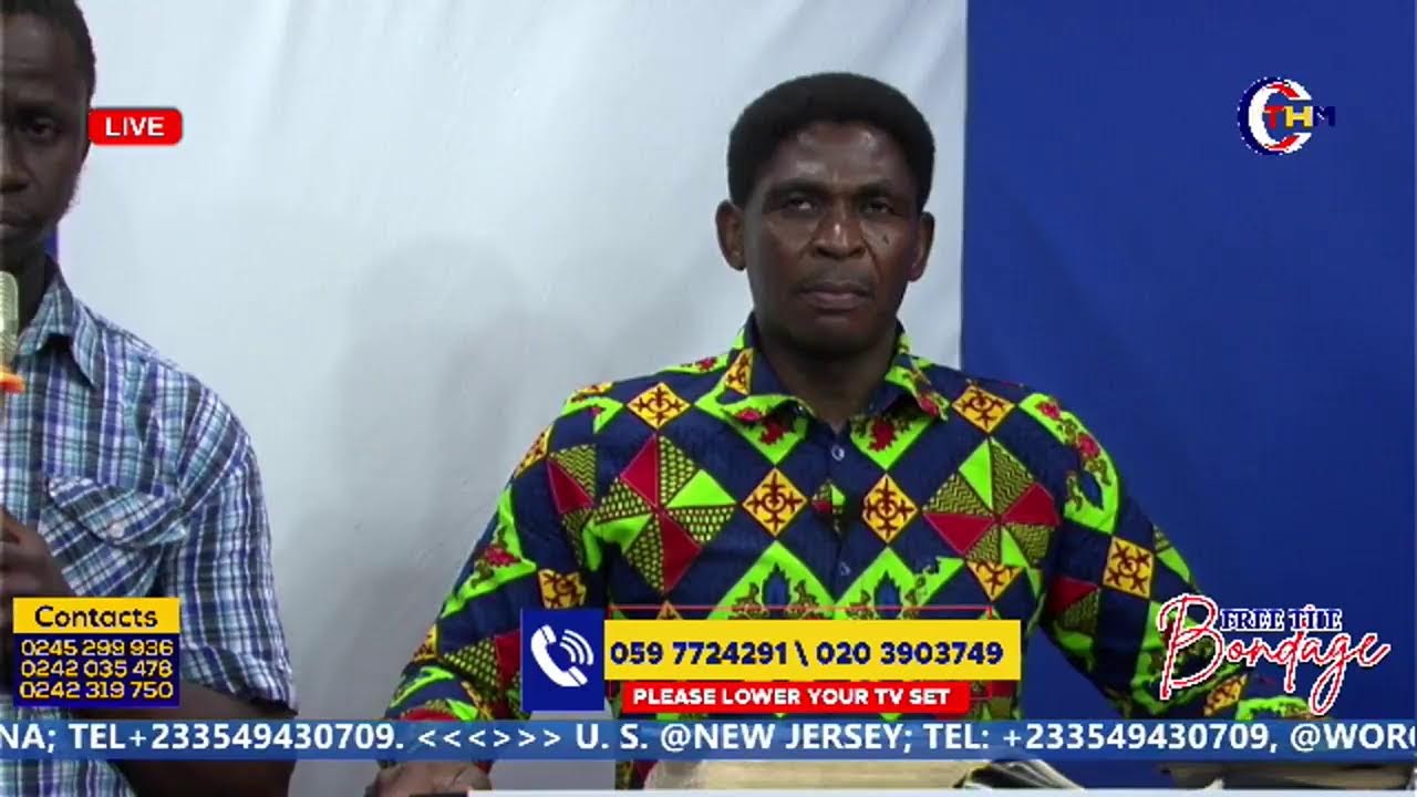 JOIN US LIVE WITH PRAYERS (FREE THE BONDAGE ) WITH APOSTLE MOSES DEGENU AMETEPEH
