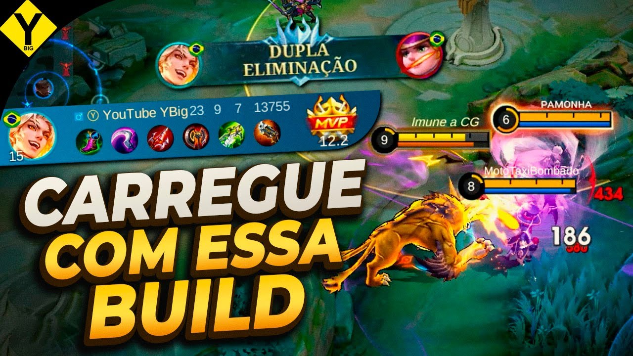 FAÇA ESSA BUILD E CARREGUE TODAS COM LUKAS JUNGLE | Mobile Legends