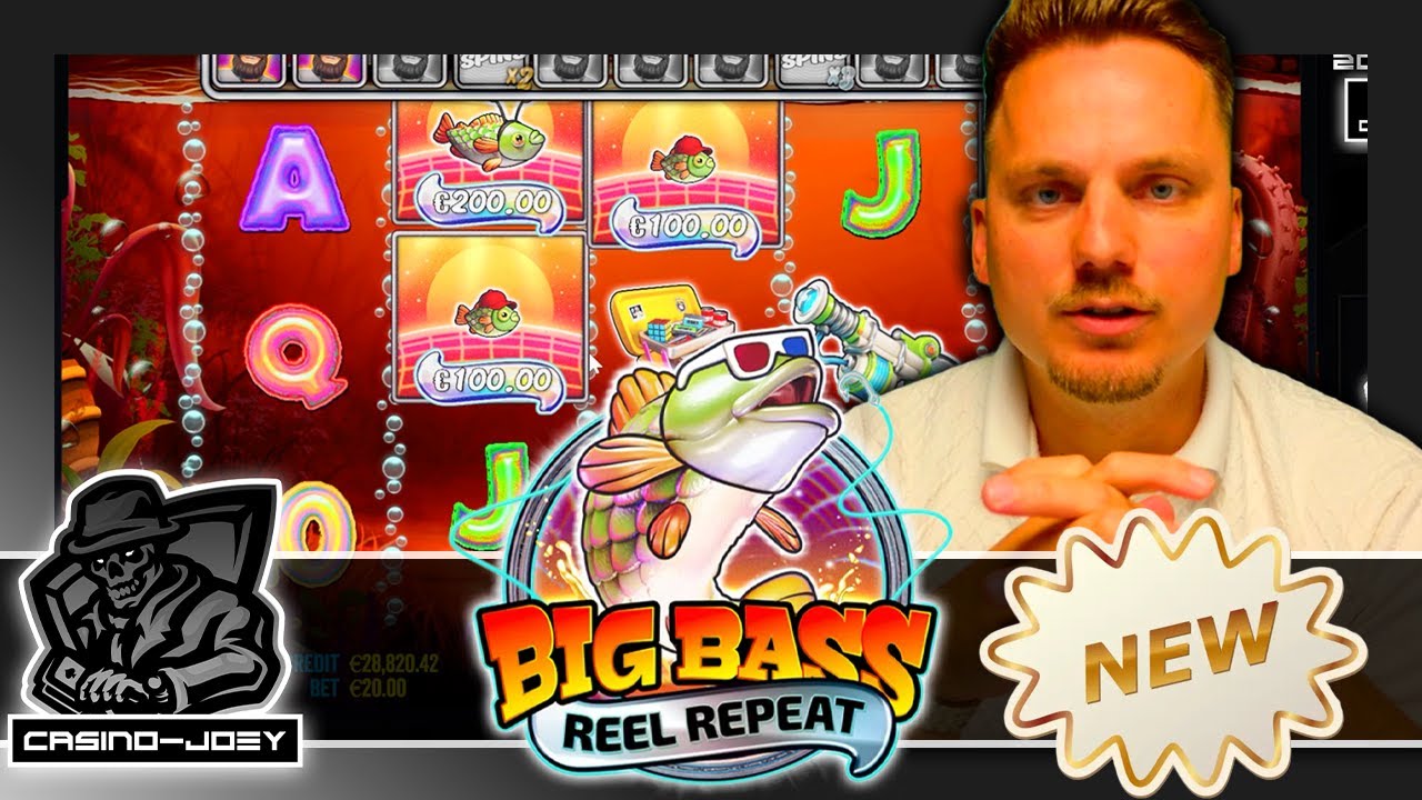 DAS NEUE BIG BASS REEL REPEAT GIBT UNS ORDENTLICH CASH 🤑💸 CASINOJOEY 🎰