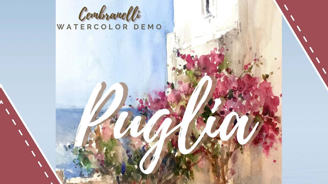 Puglia - Watercolor/Aquarela - Demo