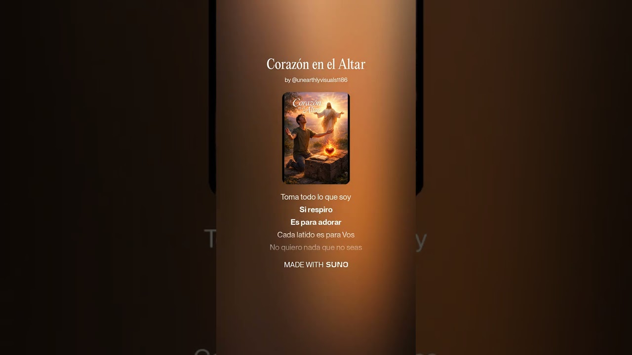 Corazón en el altar 