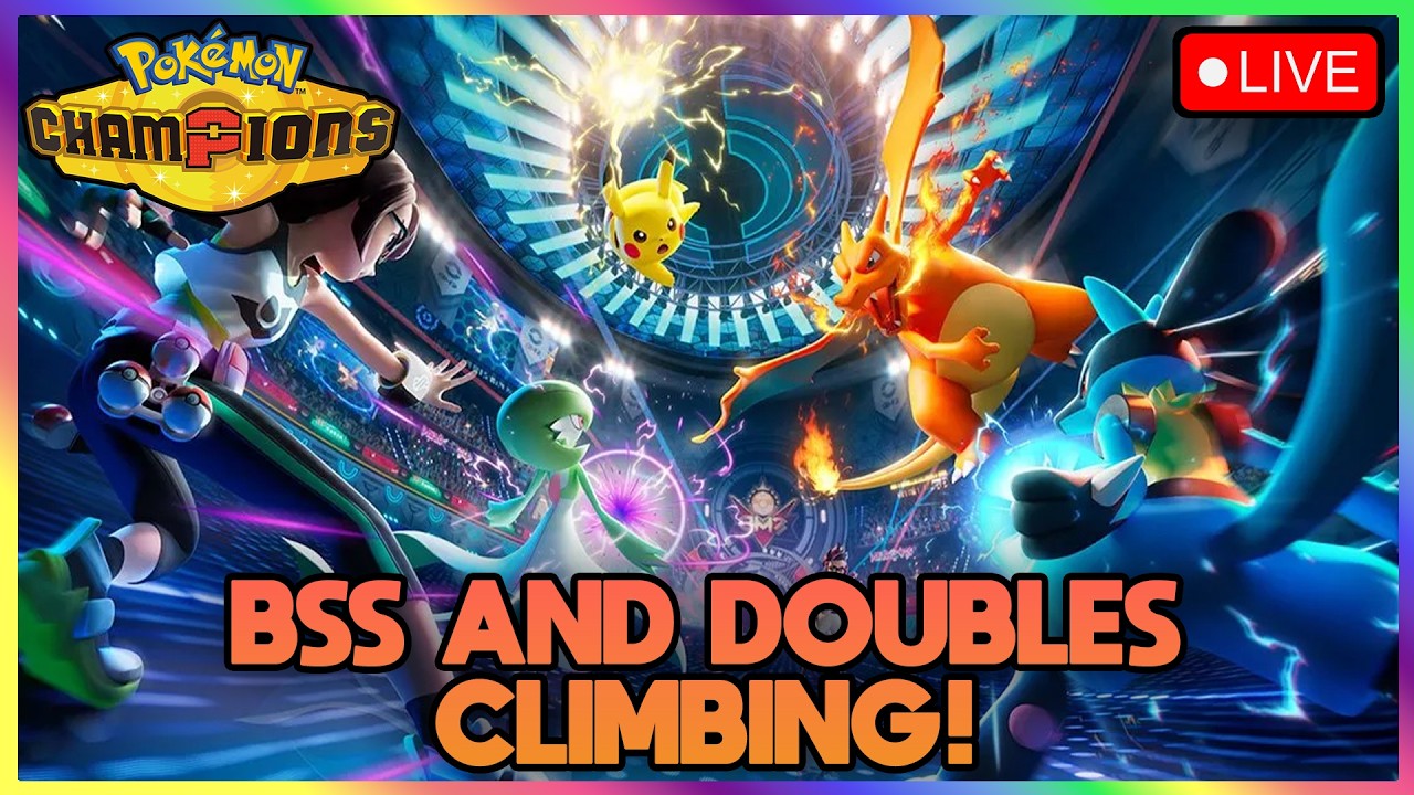 WE LADDERING IN POKEMON CHAMPIONS BSS AND VGC, COME HANG OUT