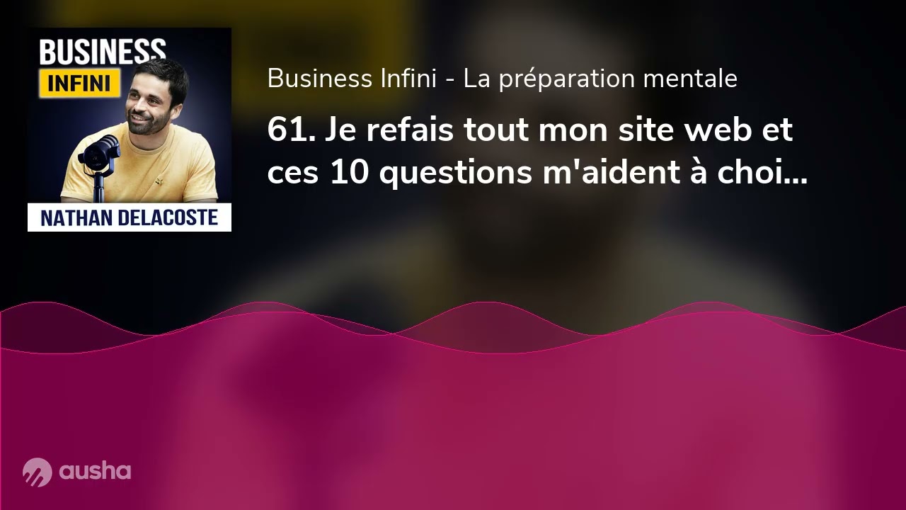 61. Je refais tout mon site web et ces 10 questions m'aident &agrave; choisir le contenu avec Cammi Studio