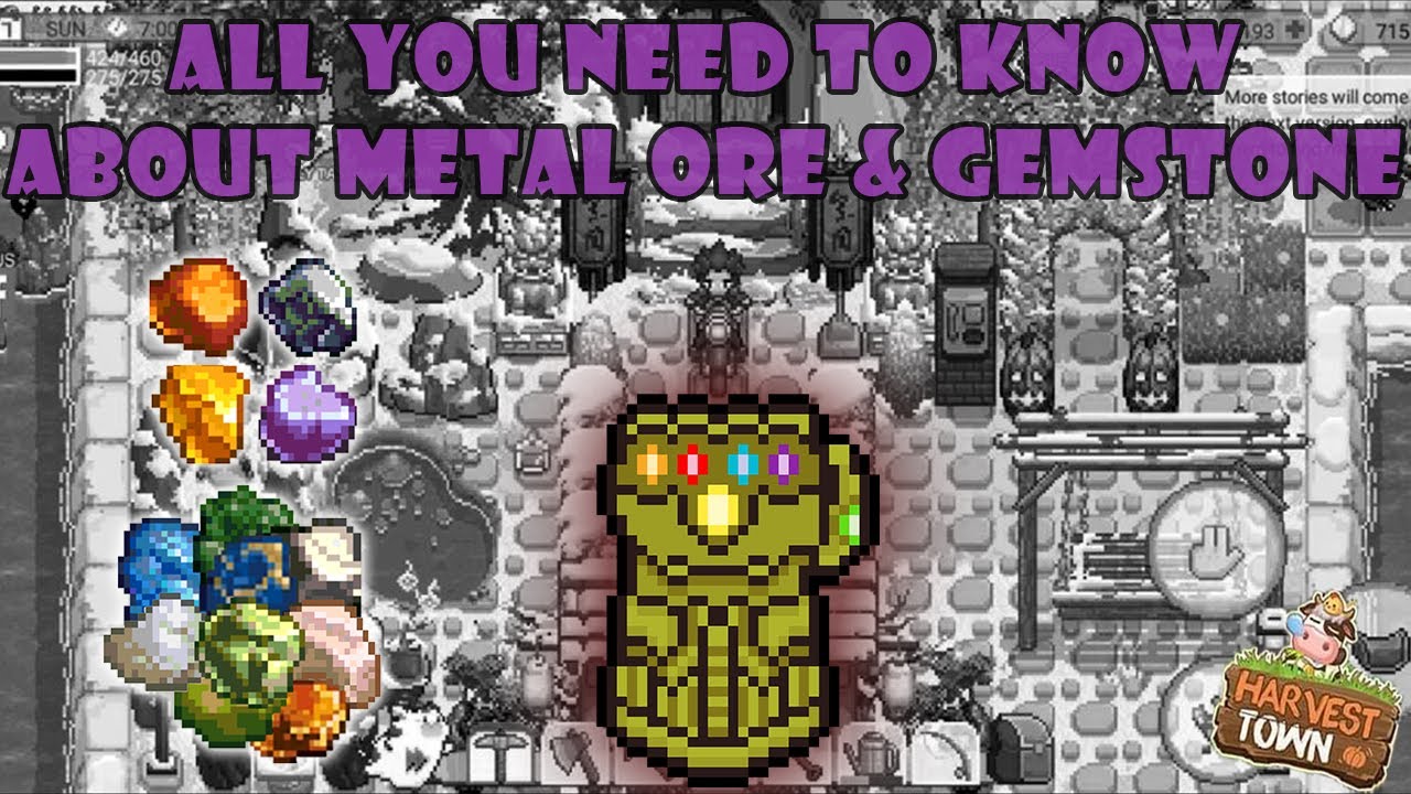 Harvest Town - Metal Ore & Gemstone