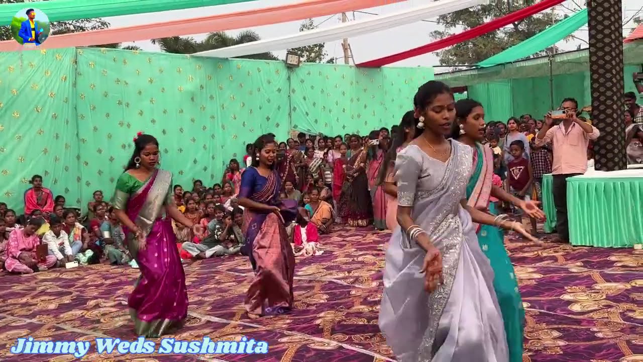 Sarri Kin De Ni Are Piya 🫣 Radha Goi Ki Dance 🤪Reception Me !! Jimmy Weds Sushmita 🥳Luakera 👍