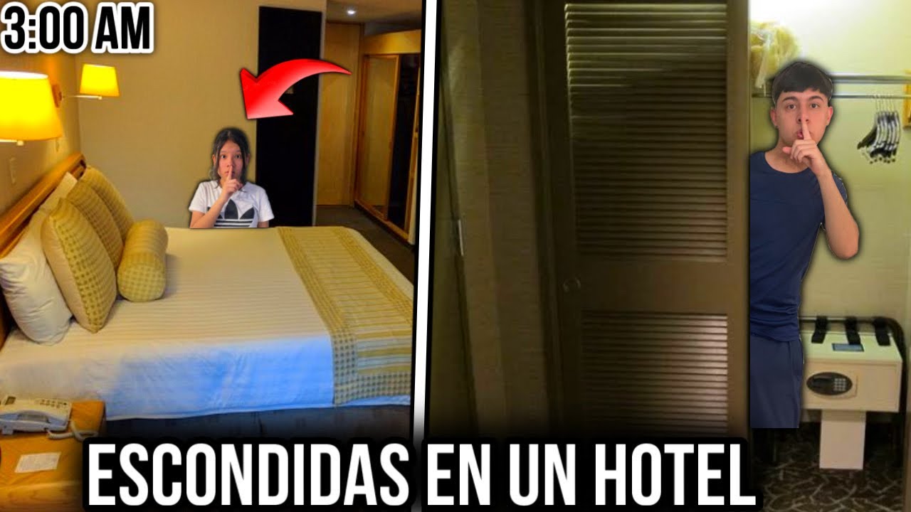 JUGAMOS A LAS ESCONDIDAS EN UN HOTEL A LAS 3:00 DE LA MAÑANA!! 😱 *No debimos jugar*